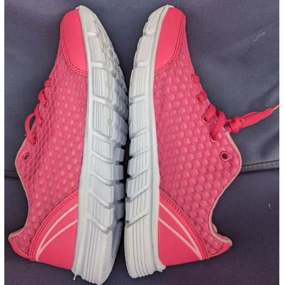 New USPS Women's sz 7.5 Pink Athletic Shoe Breast Cancer Awareness - Picture 6 of 7